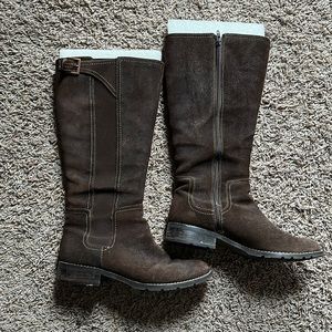 Söfft dark Brown sauce riding boots